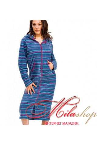 Комфортный байковый халат KEY 933/936